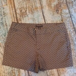 Banana Republic Geometric High Waist Shorts. NWOT Size 12
